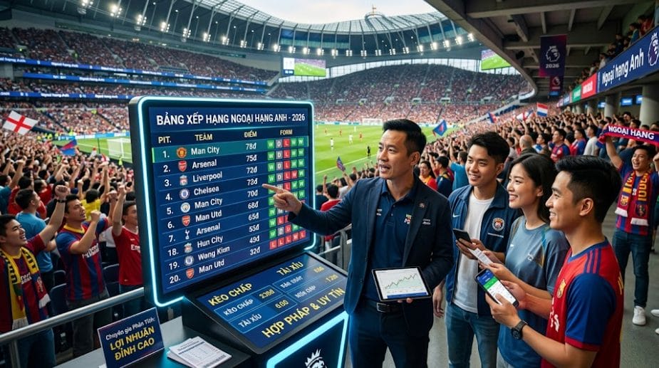 Kịch Tính Nghẹt Thở: BXH Ngoại Hạng Anh Và Bí Kíp Soi Kèo Đỉnh Cao Từ Chuyên Gia